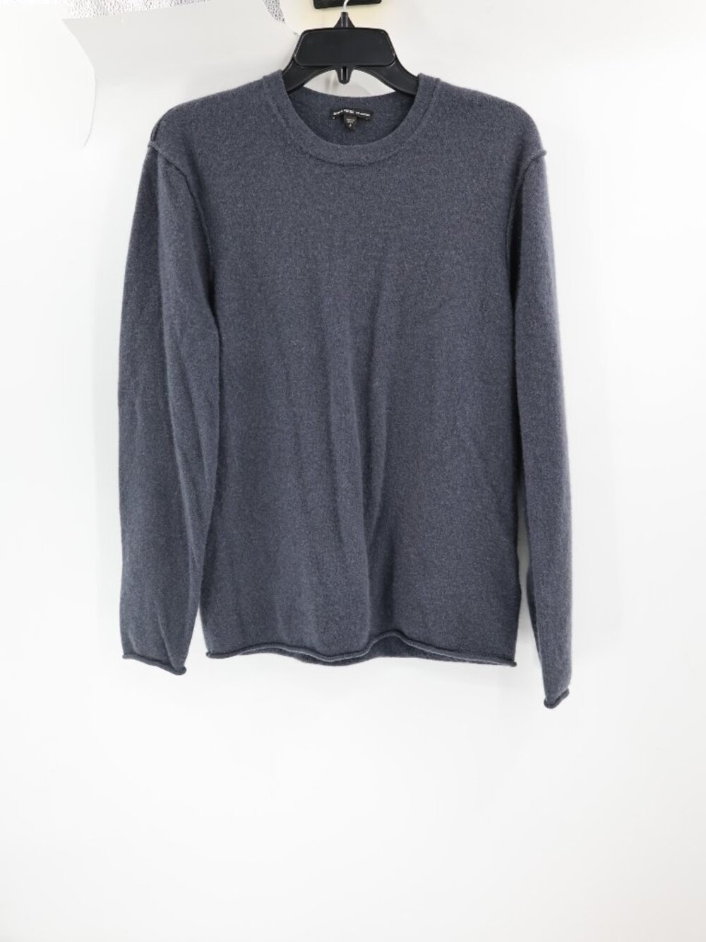 James Perse Sweater womens 3 Crewneck Recycled Cashmere Preppy Long Sleeve Gray
